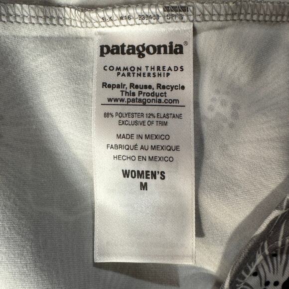 Patagonia Medium Morning Glory Dress Floral Stretch Cross-Back Straps Scoop Neck - Picture 7 of 9